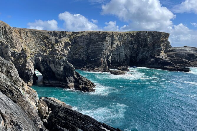 5 Day Ireland's South−East Including Admission from Dublin - Day 2: Old Head photos, Drombeg Stone Circle, and the cliff drama of Mizen Head