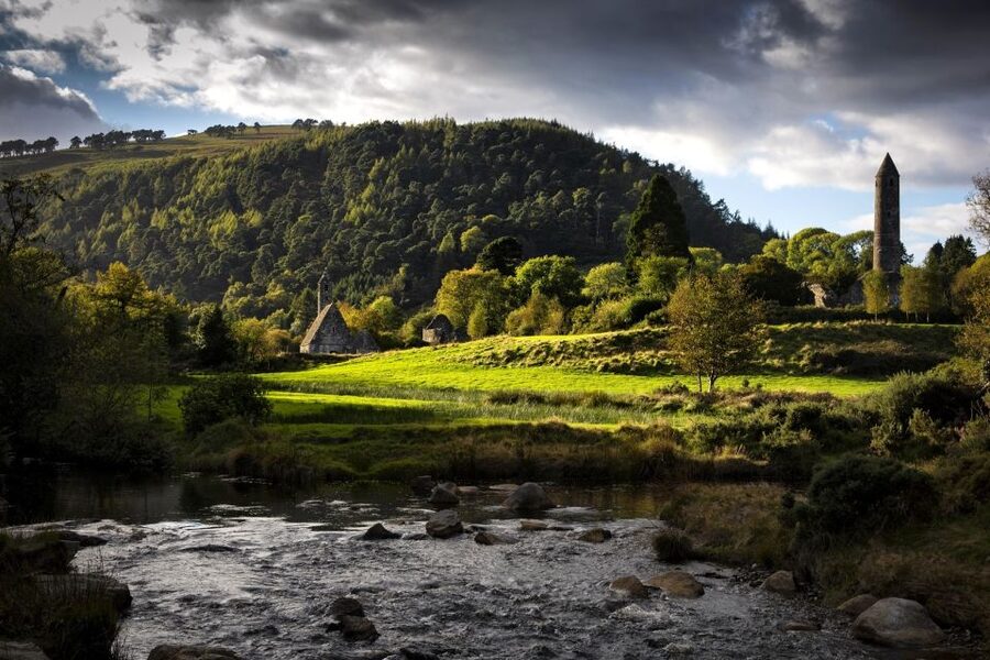 6-Day Tour of Southern Ireland from Dublin - Glendalough First Stop, Walking Shoes for a Green Start