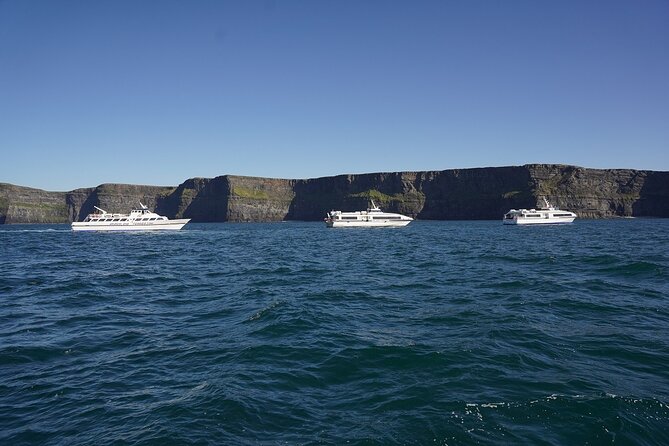 Aran Islands and Cliffs of Moher Day Cruise sailing from Galway City Docks - The open-water reality: motion sickness, rough seas, and crew support