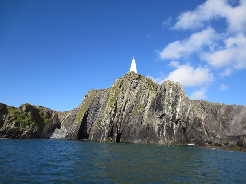 Baltimore Harbor: Sunset Cruise to Fastnet Rock Lighthouse - Fastnet Rock Lighthouse: the main event, from every angle