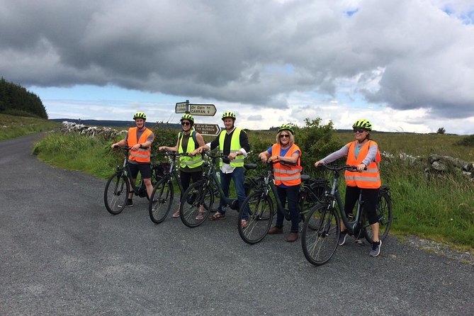 Burren Private Guided E-Bike Tour, with visit to Poulnabrone Tomb - Pickup in the van, then straight to Kilfenora