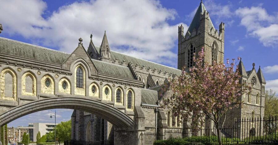 Christ Church Cathedral Entrance Ticket & Self-Guided Tour - The medieval nave: stained glass, memorial space, and those floor tiles