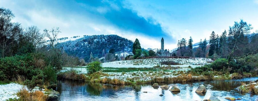 (Christmas Morning) Glendalough Half Day Tour from Dublin - Glendalough on Foot, Lakeshore Calm and Wooded Paths
