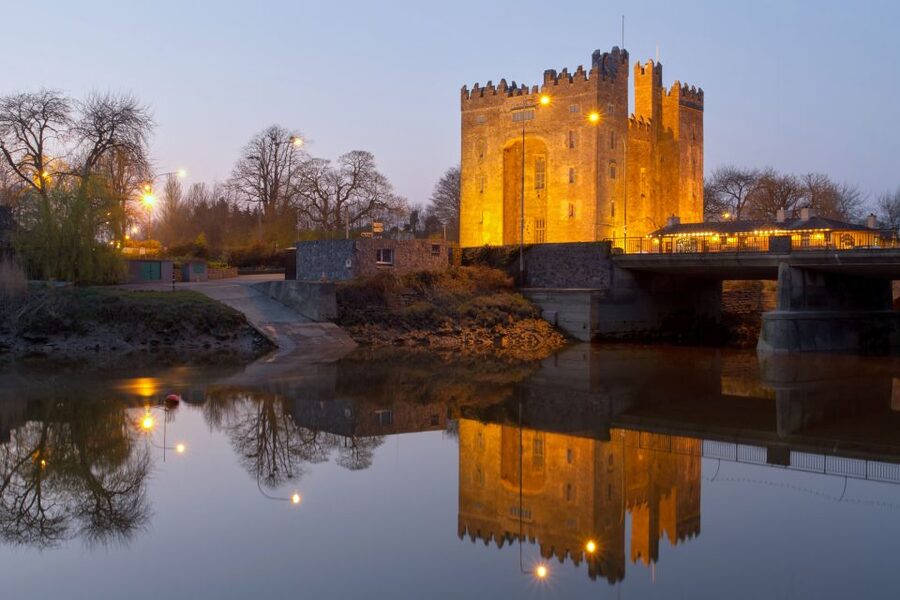 Cliffs of Moher and Blarney 2-Day Tour from Dublin - Bunratty Castle tower house photo stop on the return to Dublin