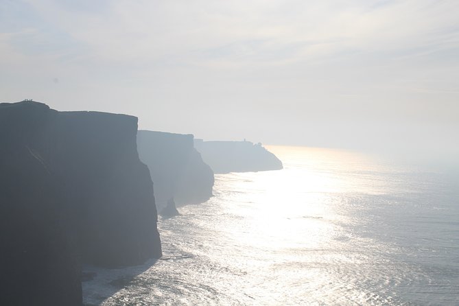 Cliffs of Moher including Cliffs of Moher Boat Experience Luxury Car Tour - Doolin ferry ride: the Atlantic gives you the best angles