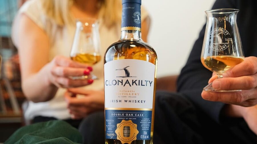 Clonakilty Distillery: Tour & Classic Whiskey Tasting - The Speakeasy tasting bar: two 20ml pours and choice options