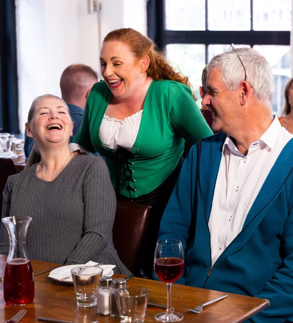 Cork: Hysterical Histories, Comedic Dinner Theater Show - Two Courses of Cork-Inspired Food, With Irish Music in the Background