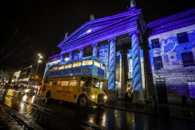 Christmas Lights Festive Bus Tour with Afternoon Tea