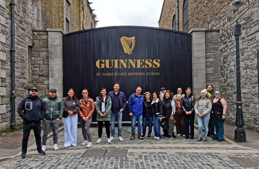 Dublin: Guinness Storehouse, Roe & Co Irish Whiskey Tour - Guinness Storehouse: the big glass, the ingredients lesson, and Gravity Bar