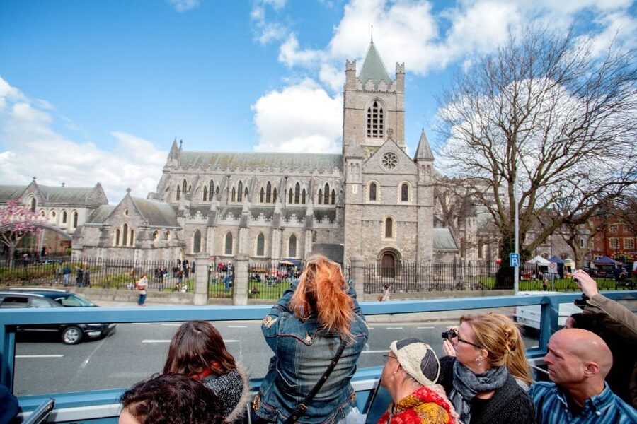 Dublin: Hop-on Hop-off Bus Tour - Christ Church Cathedral and Dublinia, then St Patrick’s Cathedral