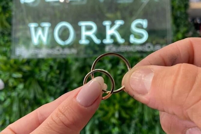 Dublin Jewellery Forge a Hammered Silver ring:Georges Street - Quick hits before you hammer silver