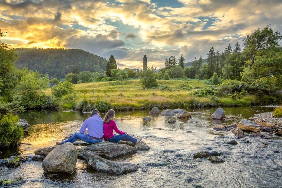 Dublin: Kilkenny, Wicklow & Glendalough Tour & Sheepdog Show - Glendalough monastery and lakes: what 2 hours feels like