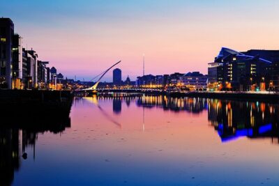 Dublin Live Guided Panoramic Open-Top Night Bus Tour