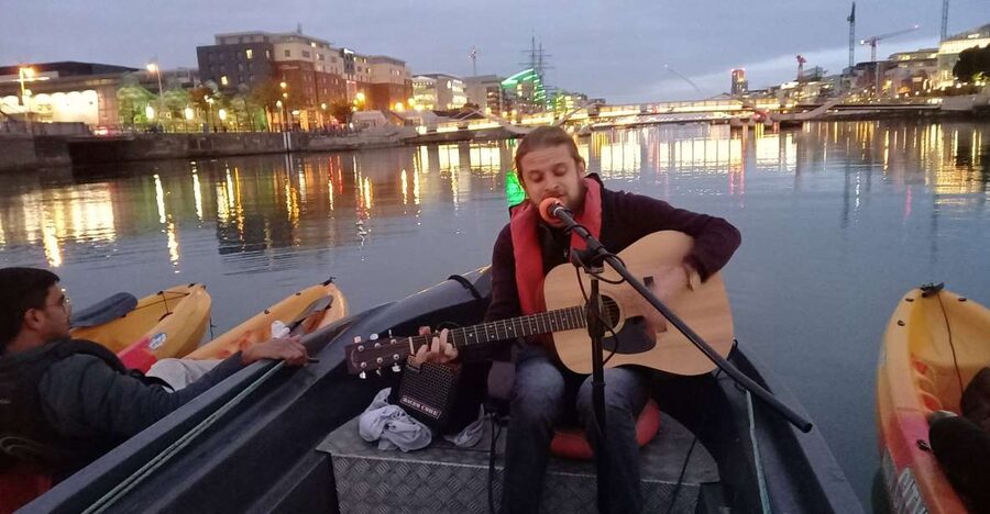 Dublin: Music Under the Bridges Kayaking Tour - Entering the River: from Liffey Boardwalk to bridge-side concerts