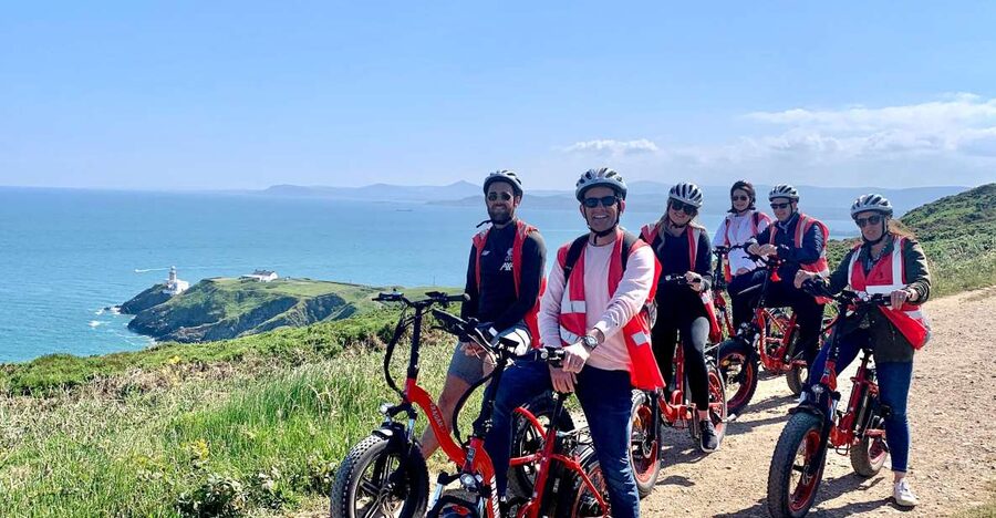 Dublin: Panoramic e-Bike Tour - Stop 1: Howth Yacht Club, where the tour really starts