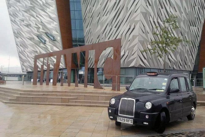 Dublin to Belfast Black Cab, Dunluce Castle and Giant's Causeway - Titanic Belfast: a quick pause, not an entry fee trap