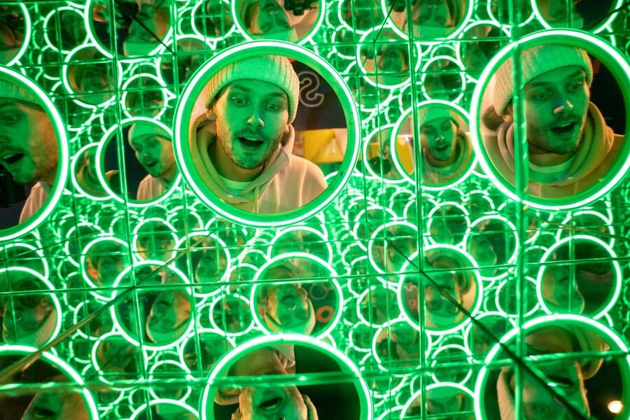 Dublin: World of Illusion Entry Ticket - Vortex Tunnel: the big moment, with one important caution