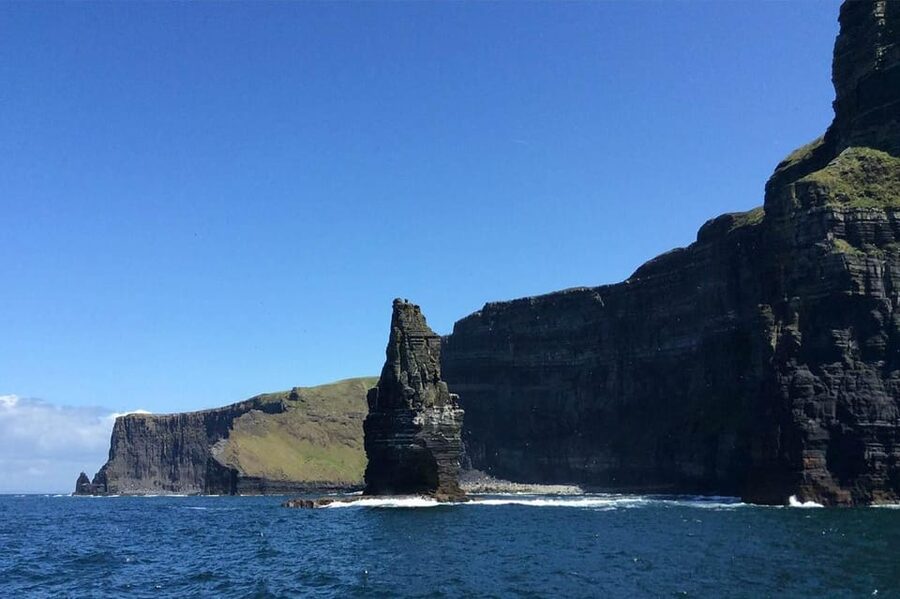 From Doolin: Cliffs of Moher Boat Tour - The Harry Potter sea cave and the Aill na Searrach surfing spot