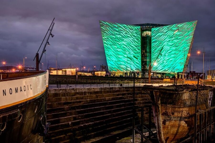 From Dublin: Belfast, Monasterboice & Birthplace of Titanic - Belfast’s dock area and Titanic birthplace time