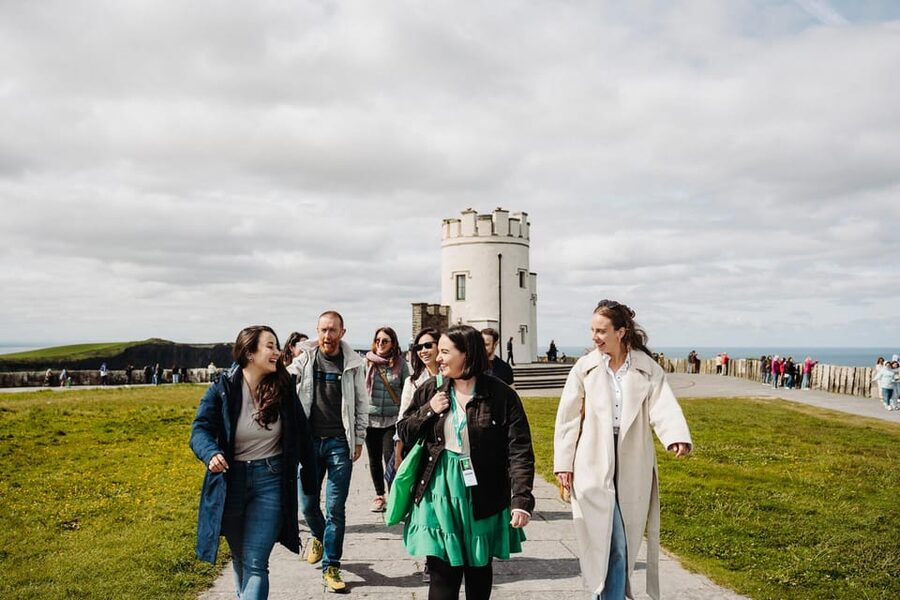 From Dublin: Cliffs of Moher & Galway Small Group Tour - What to pack for a 12-hour day of walking and coast air