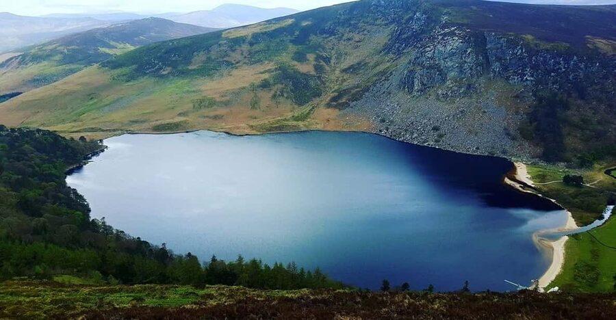 From Dublin: Powerscourt House, Guinness Lake & Glendalough - The 120-Meter Powerscourt Waterfall Stop You Will Actually Remember