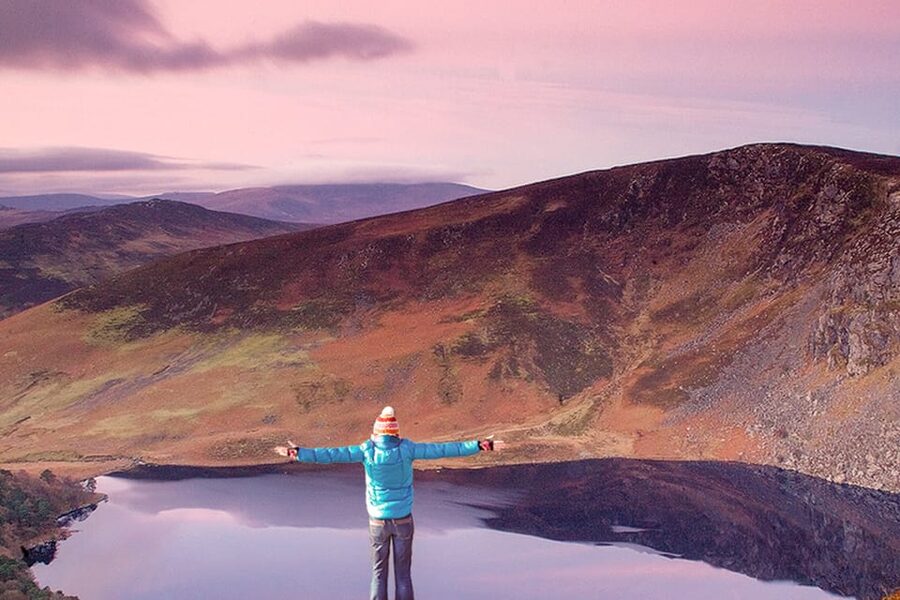 From Dublin: Wild Wicklow Mountains and Glendalough Tour - Sally Gap highlights: P.S. I Love You bridge and Guinness Lake (Lough Tay)