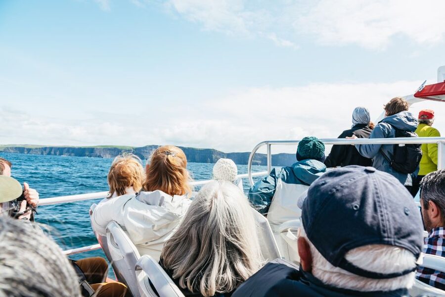 From Galway: Aran Islands & Cliffs of Moher Full-Day Trip - See the Cliffs of Moher from below on the water cruise