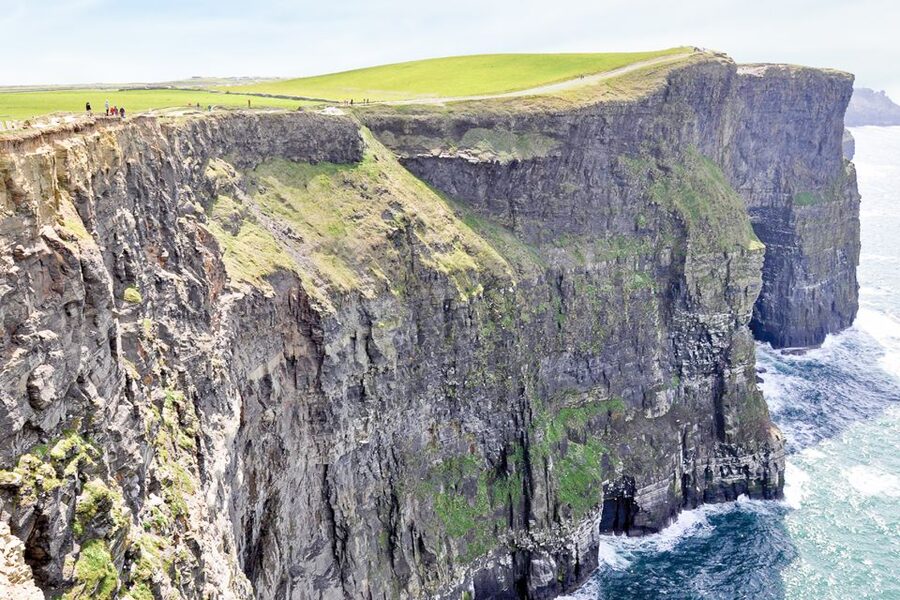 From Galway: Cliffs of Moher Half-Day Express Trip - Walking the clifftop paths at roughly 214 meters up