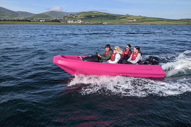 Funky Pink Self Drive Boats - Kid-Friendly Powerboat Driving, With Patrol Boats on Hand