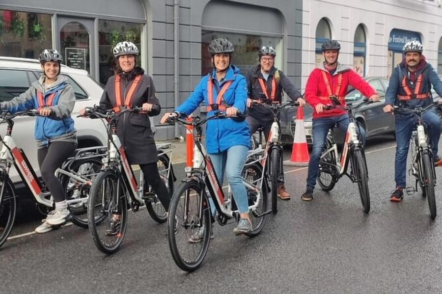 Galway City Self-Guided Electric Bike Tour: Half-Day - Orange Storefront Check-In and the Pre-Ride Reality Check