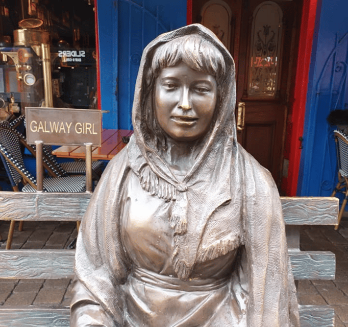 Galway: HerGalway Walking Tour - The Final Journey statue: reading Lily McAllister’s story in context