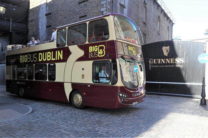Guinness Storehouse Ticket and Big Bus Dublin Hop-on Hop-off Tour - What the bus gives you, from live laughs to recorded audio
