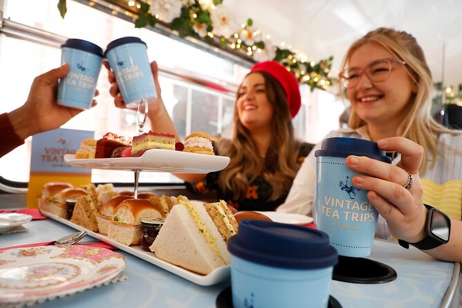 Irish Afternoon Tea on 1960s Vintage Bus in Dublin - How the Semi Guided Hosting Feels From Seat Level