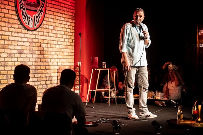 Laughter Lounge Ticket - Ireland's Biggest Comedy Club - Timing game: doors at 7:00 PM, free drink before 7:30, show around 8:30