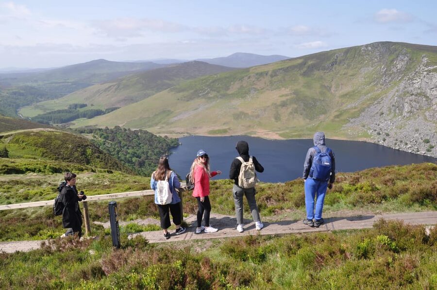 Personal Tour from Dublin: Wicklow, Glendalough, Powerscourt - Powerscourt House and Gardens: Italian meets Japanese, with Sugarloaf Mountain in view