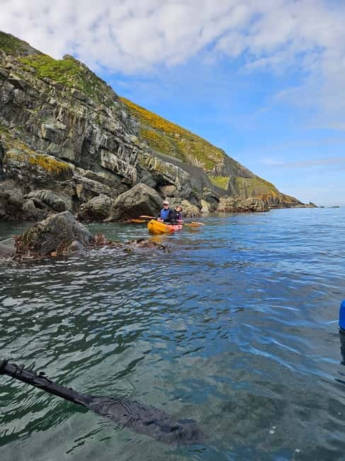 Sea Kayaking around Bray Head with Pictures - Following the Coastal Train Line and the Cliff Walk From the Water