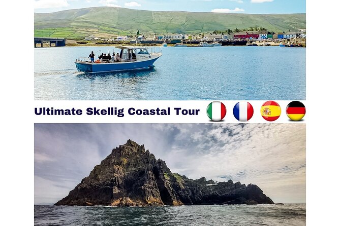 Skellig Michael : Ultimate Skellig Coast Tour with AquaTerra - Skellig Michael and Small Skellig, seen without stepping ashore