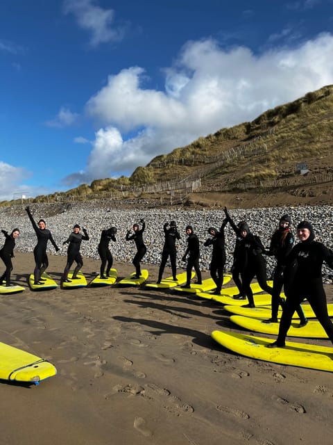Surf Lessons in Co. Sligo, on The Wild Atlantic Way - In the water: guided coaching with Irish Surf Association instructors