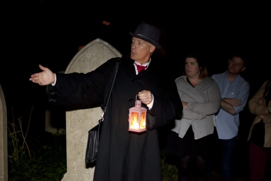 The Dublin Ghostbus Tour - St. Audeon’s Steps: the 12th-century graveyard in the city center